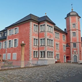 Eingang Lobdengau-Museum Ladenburg über den Bischofshof