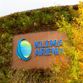 Klima Arena von außen