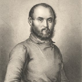Zeichnung von Gustav Struve © Stadtarchiv Offenburg