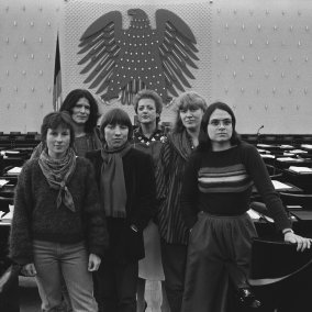 Fraktionssprecherinnen die Grünen 1984 © Majestic picture alliance - Sven Simon