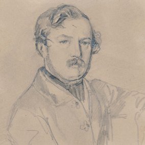 Zeichnung von Gustav Rée