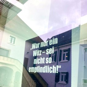 Zitat aus der Sonderausstellung "Was ihr nicht seht!" © Der Salmen