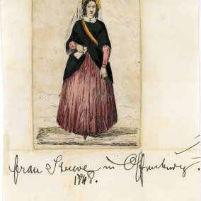 Zeichnung von Amalie Struve