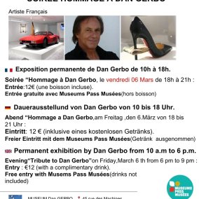 "HOMMASOIREE GE à DAN GERBO" le vendredi 6 Mars 2026