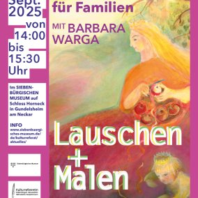 Plakat zu Lauschen + Malen 