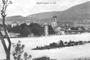 Säckingen am Rhein um 1912