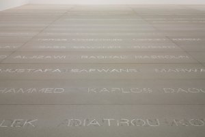 Doris Salcedo  Palimpsest, 2013–2017, © the artist.  Photo: © White Cube (Theo Christelis)