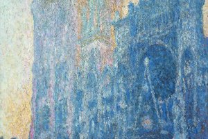 Claude Monet, Rouen Cathedral: The Portal (Morning), La cathédrale de Rouen: Le Portail (Effet du matin), 1894, Oil on canvas, 107 x 74 cm, Fondation Beyeler, Riehen/Basel, Beyeler Collection Photo: Robert Bayer