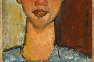 Amedeo Modigliani, Bildnis Chaim Soutine (Portrait de Chaim Soutine), 1915, Staatsgalerie Stuttgart