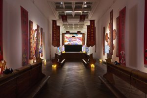 LuYang, "LuYang Vibratory Field," Kunsthalle Basel, 2023, exhibition view, photo: Philipp Hänger / Kunsthalle Basel