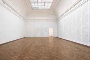 Iris Touliatou, "Gift," Kunsthalle Basel, 2023, exhibition view, photo: Philipp Hänger / Kunsthalle Basel