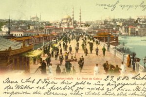 Postkarte an Jenny Brown, Konstantinopel, 27. Mai 1903, Archiv Museum Langmatt