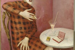 Porträt von Otto Dix der Journalistin Sylvia von Harden