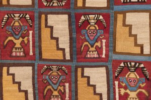 Detail einer Tunika. Peru, Nordküste, Chimú-Kultur, 11.–15. Jahrhundert. Abegg-Stiftung, Inv. Nr. 5731. © Abegg-Stiftung (Christoph von Viràg)