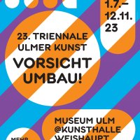 Exhibition poster 23rd Trinnale Ulm Art