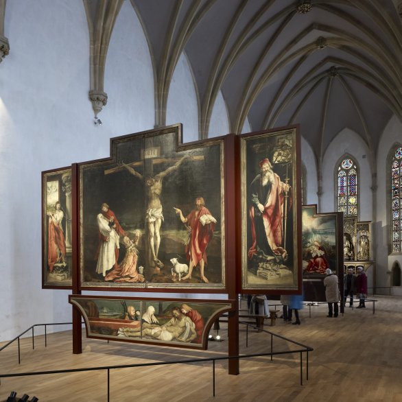 Grünewald et Nicolas de Haguenau, Vue du Retable d'Issenheim, Musée Unterlinden, Colmar