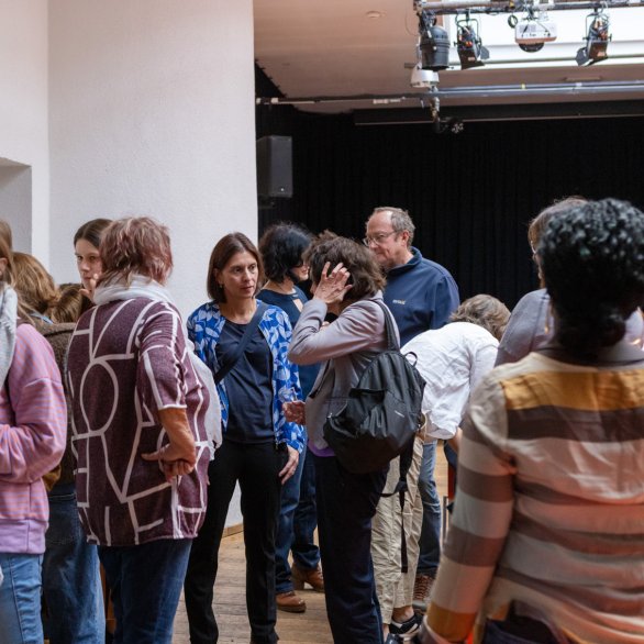 Vernissage im Kesselhaustheater mit Schüler*innen