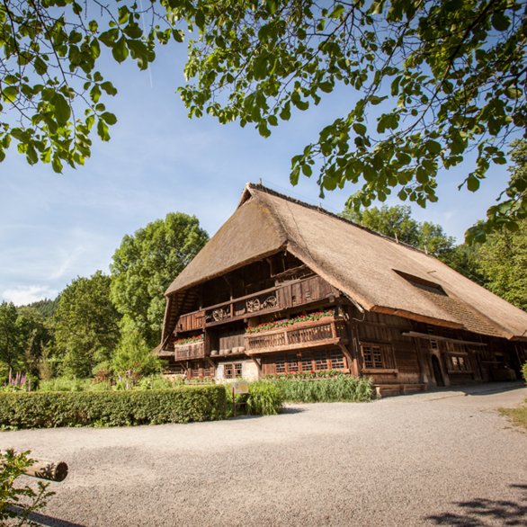 The Vogtsbauernhof - eponym and original farm of the open-air museum