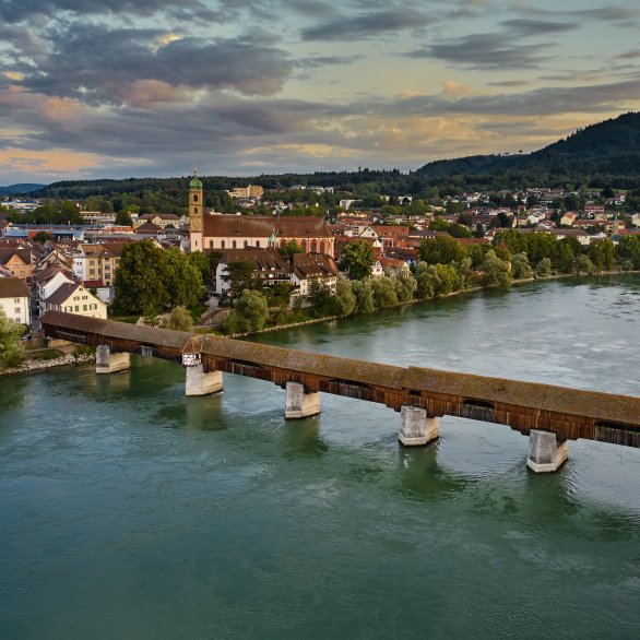 Die Holzbrücke im 19. Jahrhundert, K. Weyser