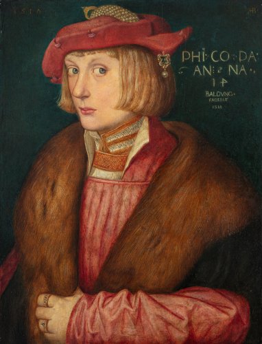 Kopie eines Bildnisses von Pfalzgraf Philipp (1503 – 1548), 1956 angefertigt nach einem Original von Hans Baldung Grien, Abbildung: Kurpfälzisches Museum Heidelberg