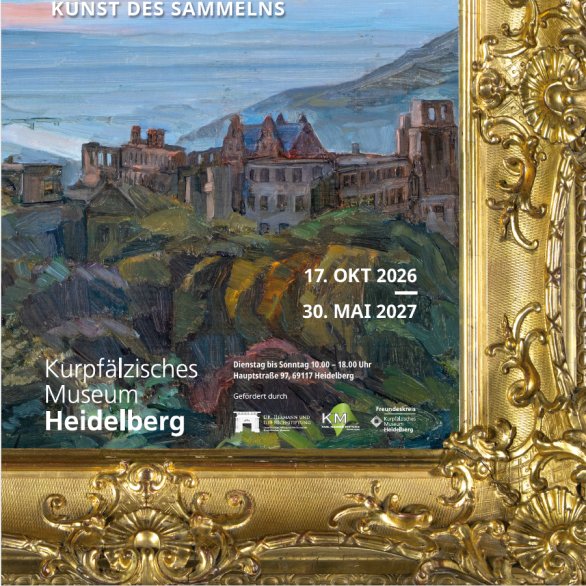 Plakat der Ausstellung "Unschätzbar. Kunst des Sammelns"