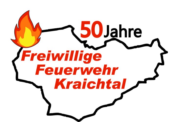 Logo 50 Jahre Feuerwehr Kraichtal