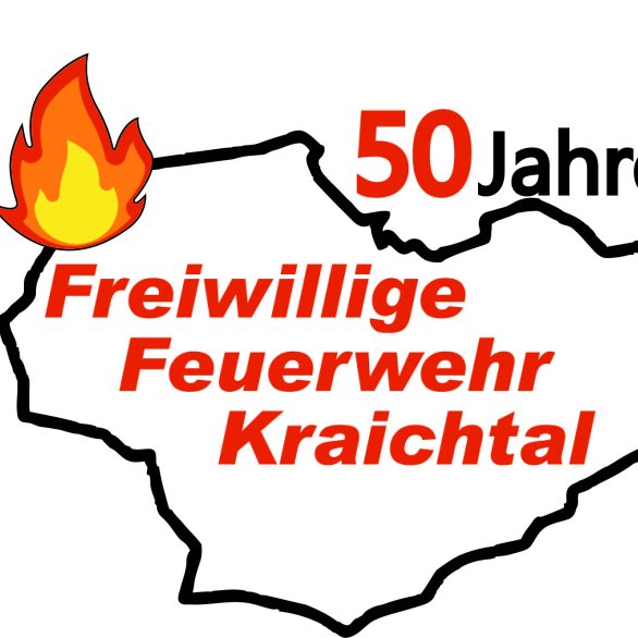 Logo 50 Jahre Feuerwehr Kraichtal