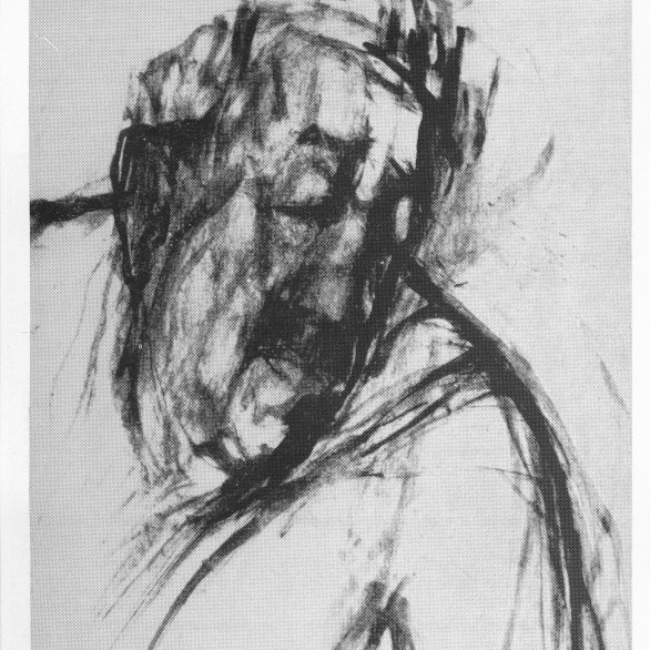 Portrait von Michel Simon, gezeichnet von Margarethe Krieger