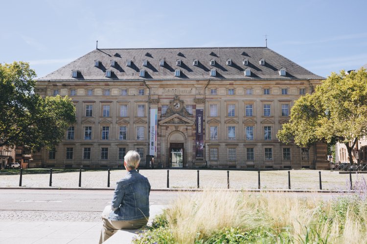 Blick auf das frühklassizistische Museum Zeughaus C5 der Reiss-Engelhorn-Museen