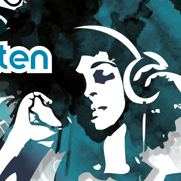 Plakatmotiv zur Ausstellung "MusikWelten"