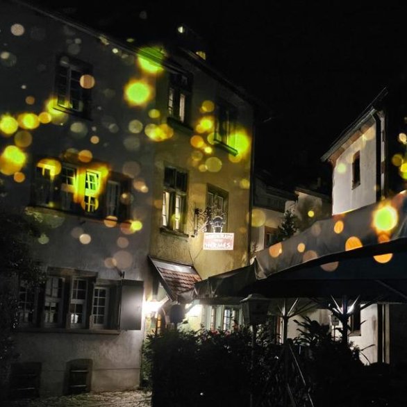 Lichter auf dem Museumsplatz