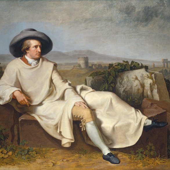 J.H.W. Tischbein: Goethe in der Campagna