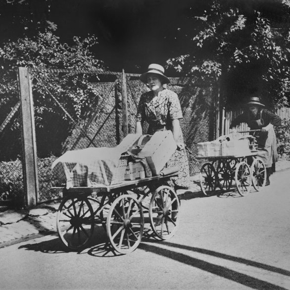 Markfrauen, historische Aufnahme