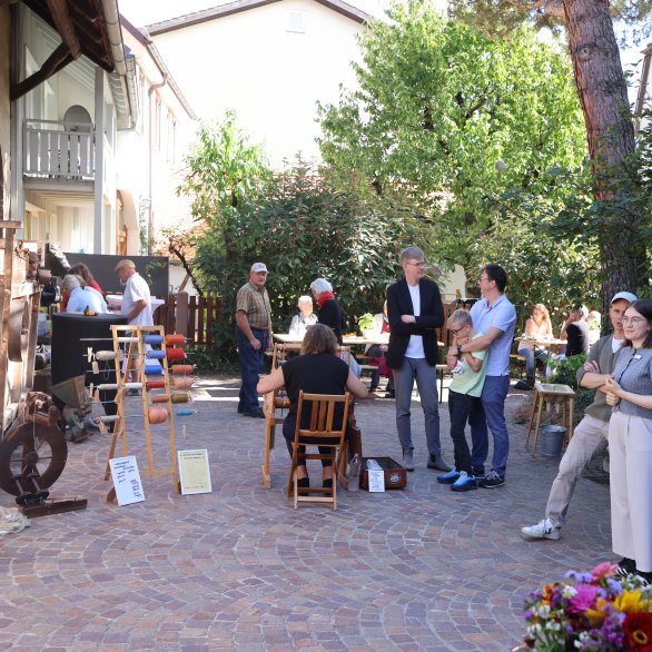 romantischer Innenhof