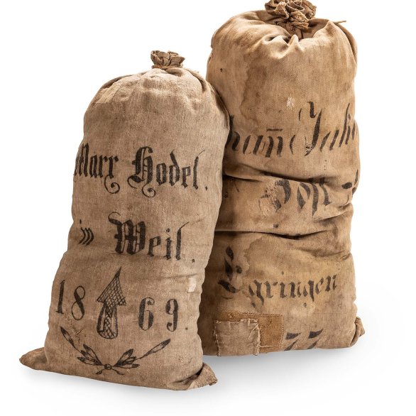 Historische Getreidesäcke