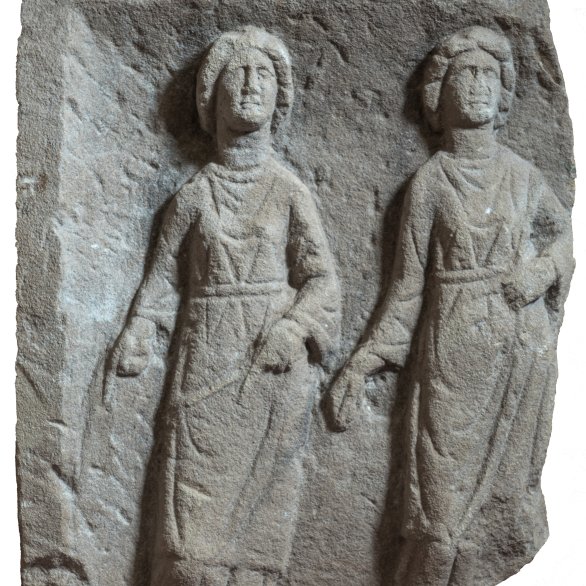 Fragment eines Matronenreliefs aus Güglingen