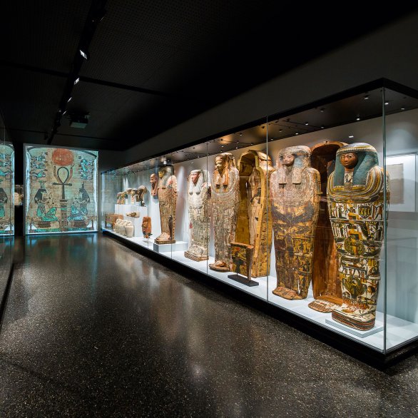 Blick in die Ausstellung, Foto: Ruedi Habegger, Antikenmuseum Basel und Sammlung Ludwig