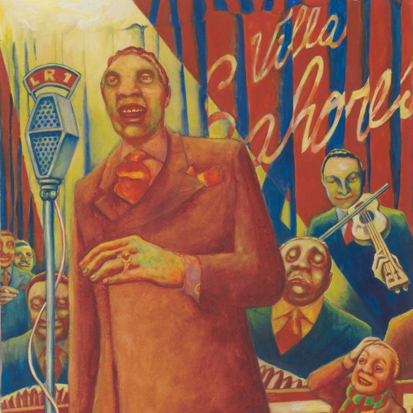 Zeichnung eines Sängers