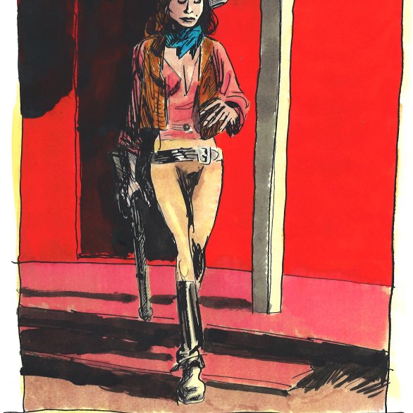 © Blutch, «John Wayne après Giraud», 2021