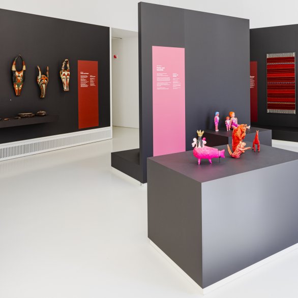 Bild mit Blick in die Ausstellung