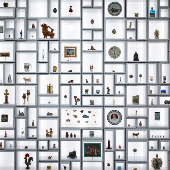 Erinnerungsstücke aus aller Welt in unserer Souvenirwand