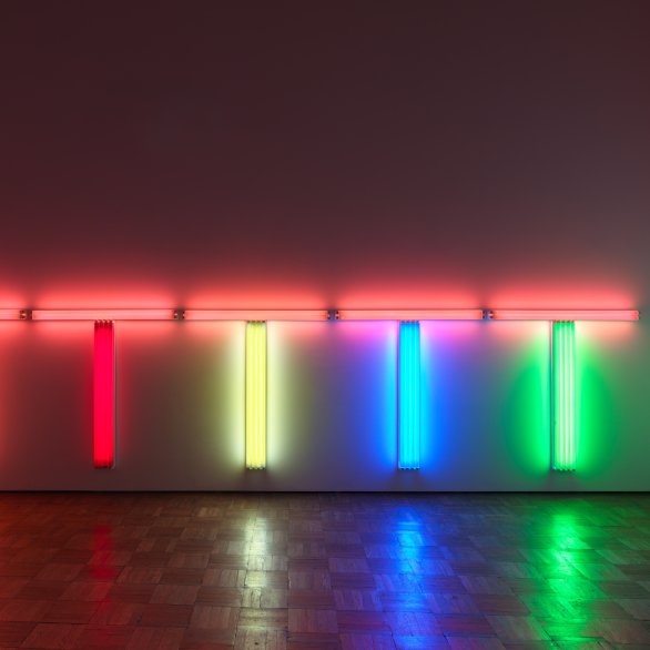 untitled (to Don Judd, colorist) 1-5, Dan Flavin, 1987