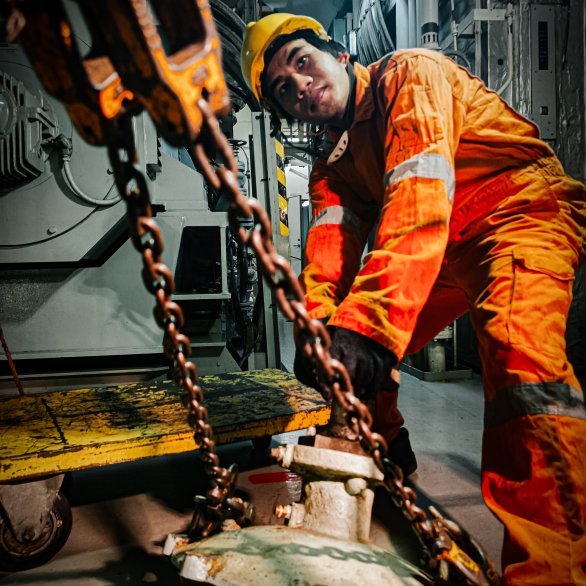 " Builders At Sea" / Foto: Rodrigo Gabad / ITF Seafarers' Trust