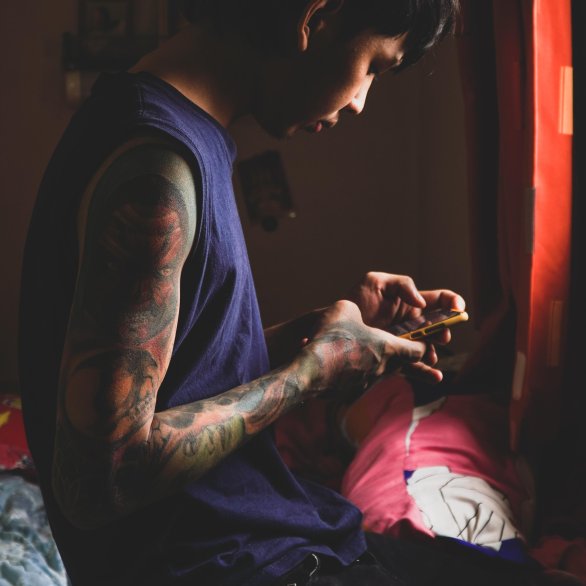 "Home sick" / Foto: San Ko Oo / ITF Seafarers' Trust