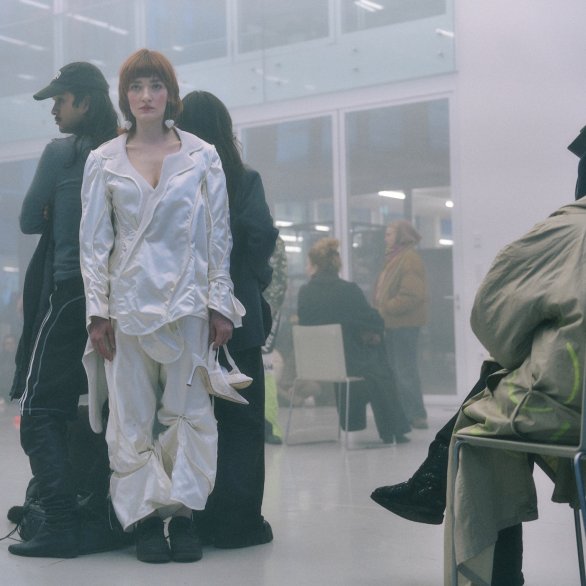 Credits: Graduate Presentations 2026, Sofiia Shymanska, HIDE AND SEEK, Photo by Corinne Wenger for Doing Fashion HGK Basel FHNW