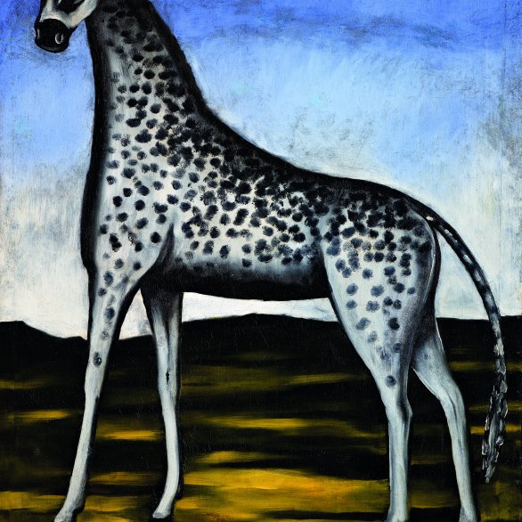 Niko Pirosmani Giraffe Öl auf Wachstuch, 137,4 x 111,7 cm, Georgian National Museum © Infinitart Foundation Foto: Roberto Bigano