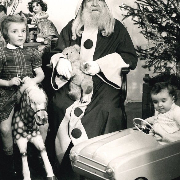 Photographie ancienne de noël