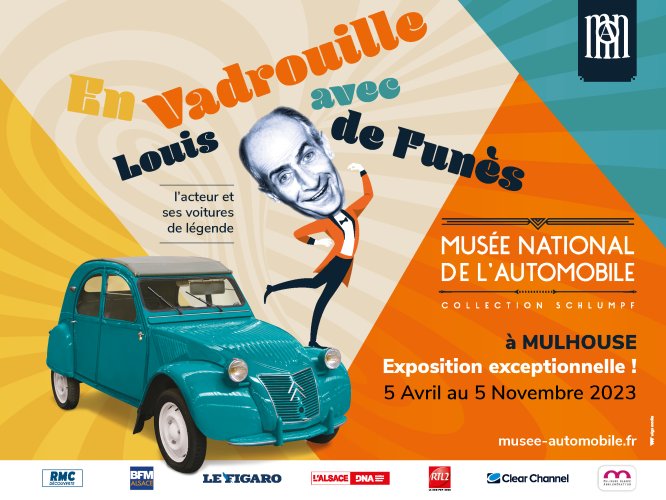 Affiche de l'exposition Louis de Funès