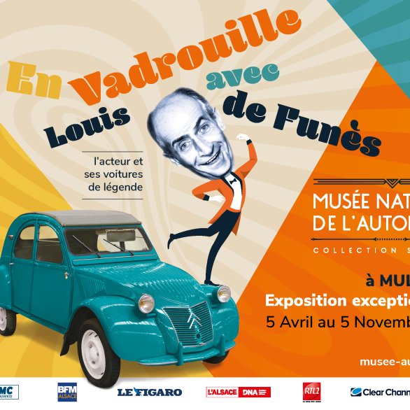 Affiche de l'exposition Louis de Funès