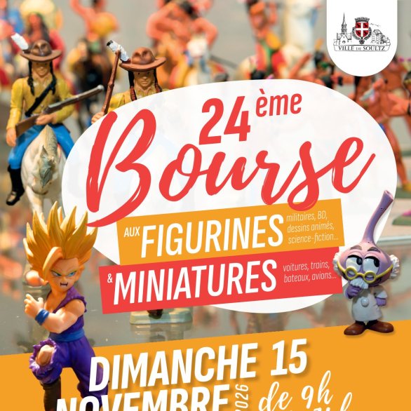 Affiche de la 24e Bourse aux Figurines é Miniatures